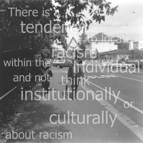 think institutionally